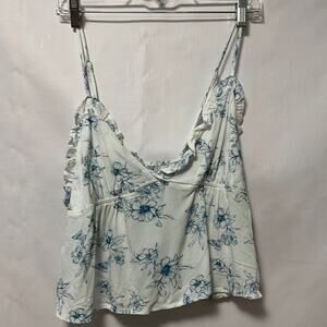 LOTTIE MOSS FLORAL CROPPED TOP SIZE‎ S